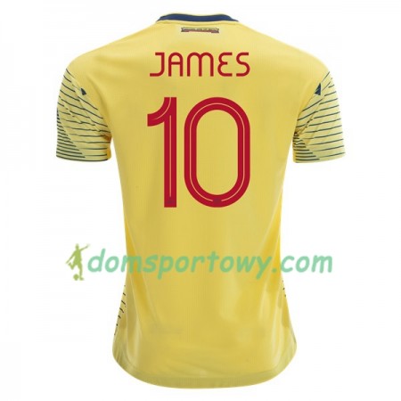 Koszulka Kolumbia James Rodriguez 10 Domowe Koszulki Piłkarskie Copa América 2019 Krótki Rękaw